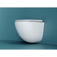 Унитаз подвесной Ceramica Nova Vogue CN4008T (белый, с креплением и сиденьем) - Изображение №6 — Chaika Market