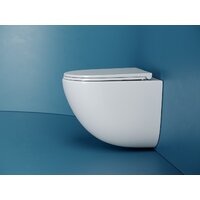 Унитаз подвесной Ceramica Nova Vogue CN4008T (белый, с креплением и сиденьем) - Изображение №2 — Chaika Market