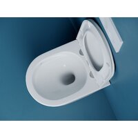 Унитаз подвесной Ceramica Nova Vogue CN4008T (белый, с креплением и сиденьем) - Изображение №8 — Chaika Market