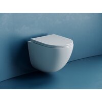 Унитаз подвесной Ceramica Nova Vogue CN4008T (белый, с креплением и сиденьем) - Изображение №3 — Chaika Market