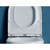 Унитаз подвесной Ceramica Nova Vogue CN4008T (белый, с креплением и сиденьем) - Изображение №4 — Chaika Market