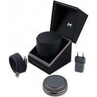 Беспроводное зарядное Magssory Disc Signature Edition 3 в 1 для Apple WCH033 (темно-серый) - Изображение №2 — Chaika Market