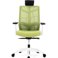 Офисное кресло Chair Meister Nature II (белая крестовина, зеленый) - Изображение №5 — Chaika Market