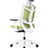 Офисное кресло Chair Meister Nature II (белая крестовина, зеленый) - Изображение №3 — Chaika Market