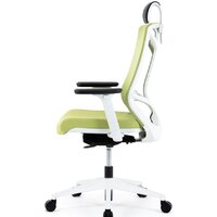 Офисное кресло Chair Meister Nature II (белая крестовина, зеленый) - Изображение №2 — Chaika Market