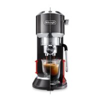 Рожковая кофеварка DeLonghi Dedica Arte EC885.GY - Изображение №2 — Chaika Market