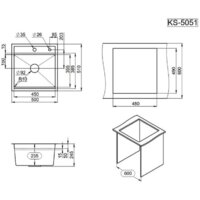 Кухонная мойка Granula KS-5051 (черный матовый) - Изображение №4 — Chaika Market