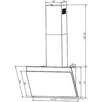 Кухонная вытяжка Faber Tocco WH 50 330.0702.954 - Изображение №2 — Chaika Market