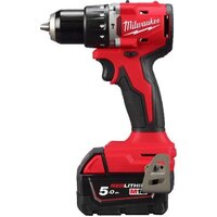 Ударная дрель-шуруповерт Milwaukee M18 M18BLPDRC-502C 4933492826 (с 2-мя АКБ 5 Ач, кейс) - Изображение №2 — Chaika Market