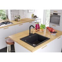Кухонная мойка Aquasanita Quadro SQQ100W (beige 110) - Изображение №16 — Chaika Market