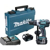 Дрель-шуруповерт Makita DDF458RFE (с 2-мя АКБ, кейс) — Chaika Market