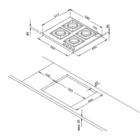Варочная панель Korting HG 661 CTGN - Изображение №2 — Chaika Market