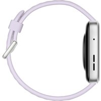 Умные часы Huawei Watch FIT 4 (серебристый, с сиреневым силиконовым ремешком, международная версия) - Изображение №6 — Chaika Market