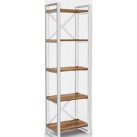 Стеллаж Hype Mebel Стандарт 50x200 (белый/дуб галифакс олово) — Chaika Market