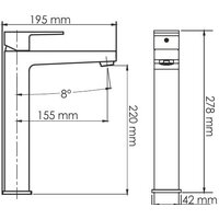 Смеситель Wasserkraft Abens 2003H - Изображение №6 — Chaika Market