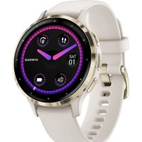 Умные часы Garmin Venu 3S (слоновая кость, с силиконовым ремешком) — Chaika Market