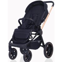 Универсальная коляска Rant MOWbaby Zoom PU (2 в 1, gold black) - Изображение №4 — Chaika Market