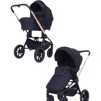 Универсальная коляска Rant MOWbaby Zoom PU (2 в 1, gold black) — Chaika Market