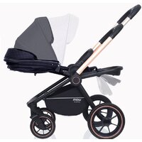 Универсальная коляска Rant MOWbaby Zoom PU (2 в 1, gold black) - Изображение №7 — Chaika Market