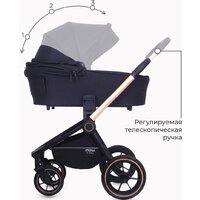 Универсальная коляска Rant MOWbaby Zoom PU (2 в 1, gold black) - Изображение №20 — Chaika Market