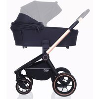 Универсальная коляска Rant MOWbaby Zoom PU (2 в 1, gold black) - Изображение №9 — Chaika Market