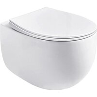 Унитаз подвесной Roxen Egg в комплекте с инсталляцией StounFix Dual Fresh 6 в 1 964195 (кнопка: черный матовый) - Изображение №6 — Chaika Market