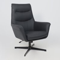 Офисное кресло AksHome Hudson (экокожа, черный PU-24/черный) - Изображение №10 — Chaika Market