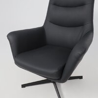 Офисное кресло AksHome Hudson (экокожа, черный PU-24/черный) - Изображение №15 — Chaika Market