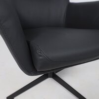 Офисное кресло AksHome Hudson (экокожа, черный PU-24/черный) - Изображение №17 — Chaika Market