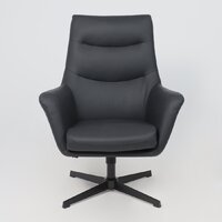 Офисное кресло AksHome Hudson (экокожа, черный PU-24/черный) - Изображение №11 — Chaika Market