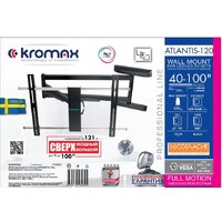 Кронштейн для телевизора Kromax ATLANTIS-120 (черный) - Изображение №13 — Chaika Market