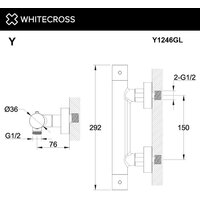 Смеситель Whitecross Y1246GL (золото) - Изображение №3 — Chaika Market