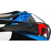 Мотошлем AIM RH855 Carbon Razor RH855R-DBR-XS (XS, синий/красный) - Изображение №8 — Chaika Market