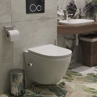 Унитаз подвесной Roxen Antares Bidet в комплекте с инсталляцией StounFix Dual Fresh 6 в 1 906342 (кнопка: черный матовый) - Изображение №11 — Chaika Market