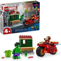 Конструктор LEGO Super Heroes Железный человек на мотоцикле и Халк 76287 - Изображение №3 — Chaika Market