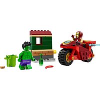 Конструктор LEGO Super Heroes Железный человек на мотоцикле и Халк 76287 - Изображение №4 — Chaika Market