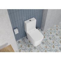 Унитаз напольный Lauter W09 P-TRAP с жестким сиденьем и микролифтом 21900002 (горизонтальный выпуск) - Изображение №10 — Chaika Market