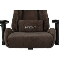 Игровое (геймерское) кресло Бюрократ Zombie Viking Knight LT10 Fabric (коричневый) - Изображение №5 — Chaika Market