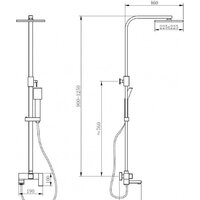 Душевая система  Abber Daheim AF8216 - Изображение №4 — Chaika Market