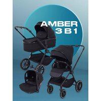 Универсальная коляска MOWbaby Amber MB068 (3 в 1, мятный) - Изображение №2 — Chaika Market