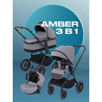 Универсальная коляска MOWbaby Amber MB068 (3 в 1, мятный) - Изображение №34 — Chaika Market