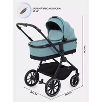 Универсальная коляска MOWbaby Amber MB068 (3 в 1, мятный) - Изображение №35 — Chaika Market