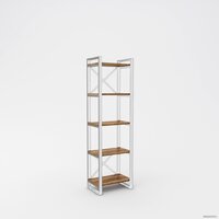Стеллаж Hype Mebel Стандарт 50x170 (белый/дуб галифакс олово) — Chaika Market