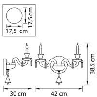 Бра Osgona Campana 716624 - Изображение №2 — Chaika Market