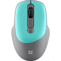 Мышь Defender Feam MM-296 (серый/мятный) - Изображение №1 — Chaika Market