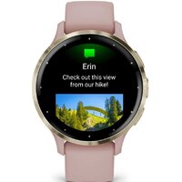 Умные часы Garmin Venu 3S (розовый, с силиконовым ремешком) - Изображение №3 — Chaika Market