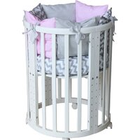 Кроватка-трансформер Polini Kids Simple 911 (белый) - Изображение №2 — Chaika Market