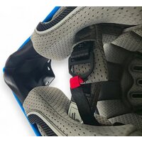 Мотошлем AIM RH855 Carbon Razor RH855R-DBR-S (S, синий/красный) - Изображение №12 — Chaika Market