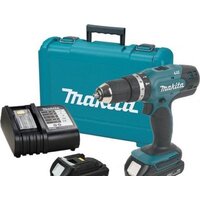 Ударная дрель-шуруповерт Makita DHP453SYE (с 2-мя АКБ, кейс) — Chaika Market