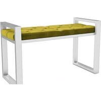 Банкетка Hype Mebel Бридж (белый/золото) — Chaika Market